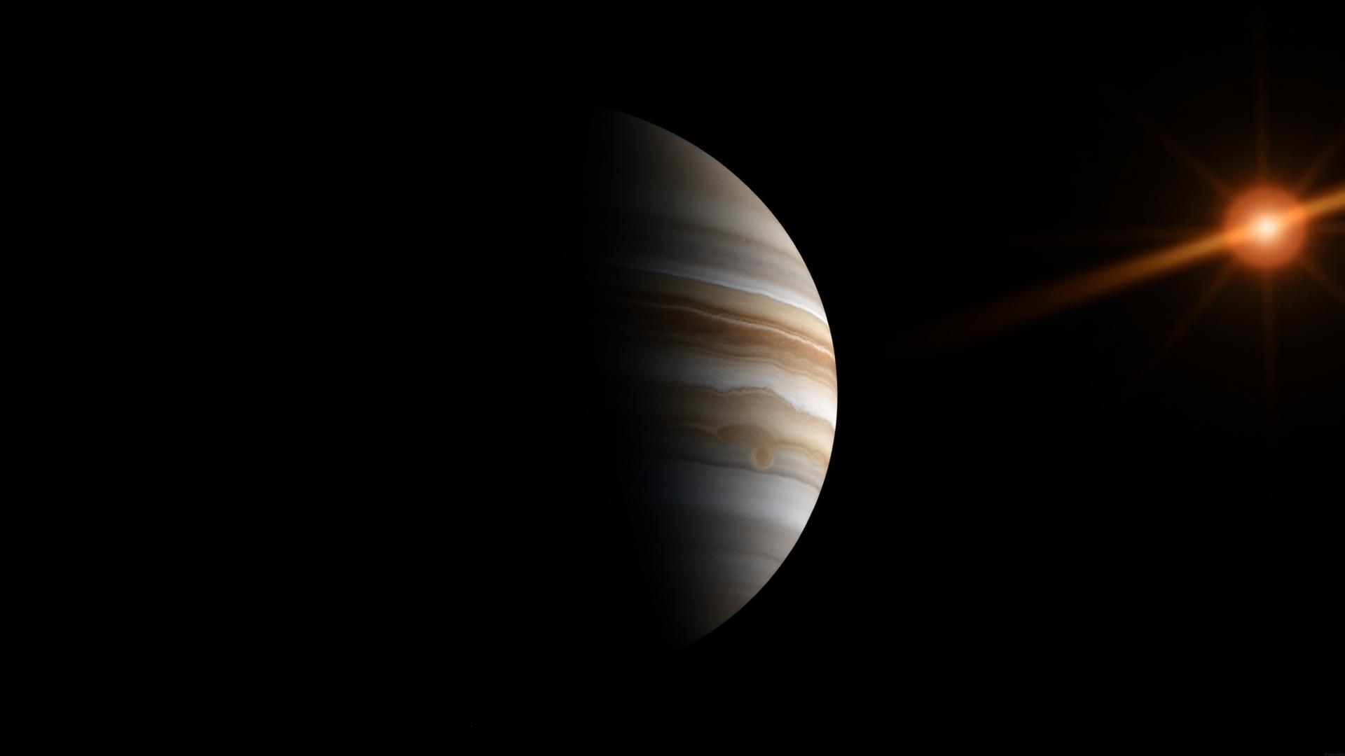 Jupiter-style planetary accent representing Titan strength and dependable service